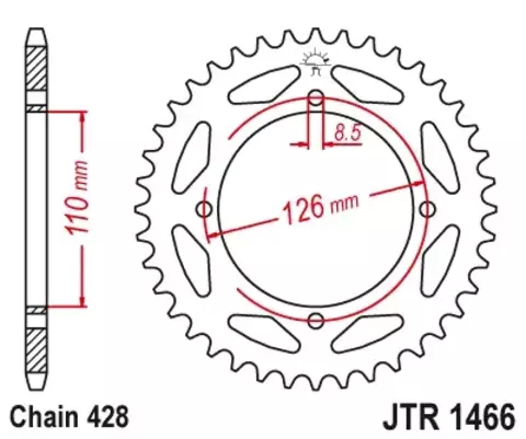 Звезда ведомая JTR1466 46