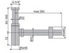 Alcaplast A401 Сифон для раковины