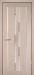 Дверь PS-33 / Цвет Капучино Мелинга / белый сатинат / Двери PROFILO PORTE