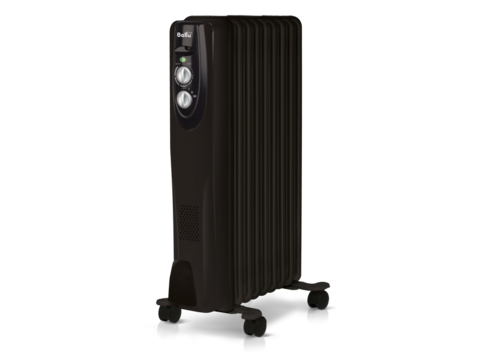 Масляный радиатор Ballu Classic black BOH/CL-09BRN 2000 (9 секций)
