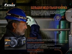 Фонарь налобный Fenix HМ70R 1600lm аккумуляторный