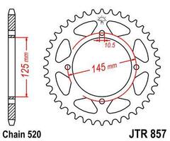 Звезда ведомая JTR857 45ZBK