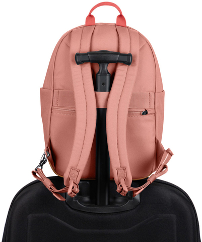 Картинка рюкзак городской Pacsafe GO 15 розовый - 7