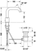 Duravit C11060005010 Смеситель для раковины на 3 отверстия