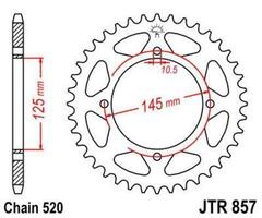 Звезда ведомая JTR857 45ZBK