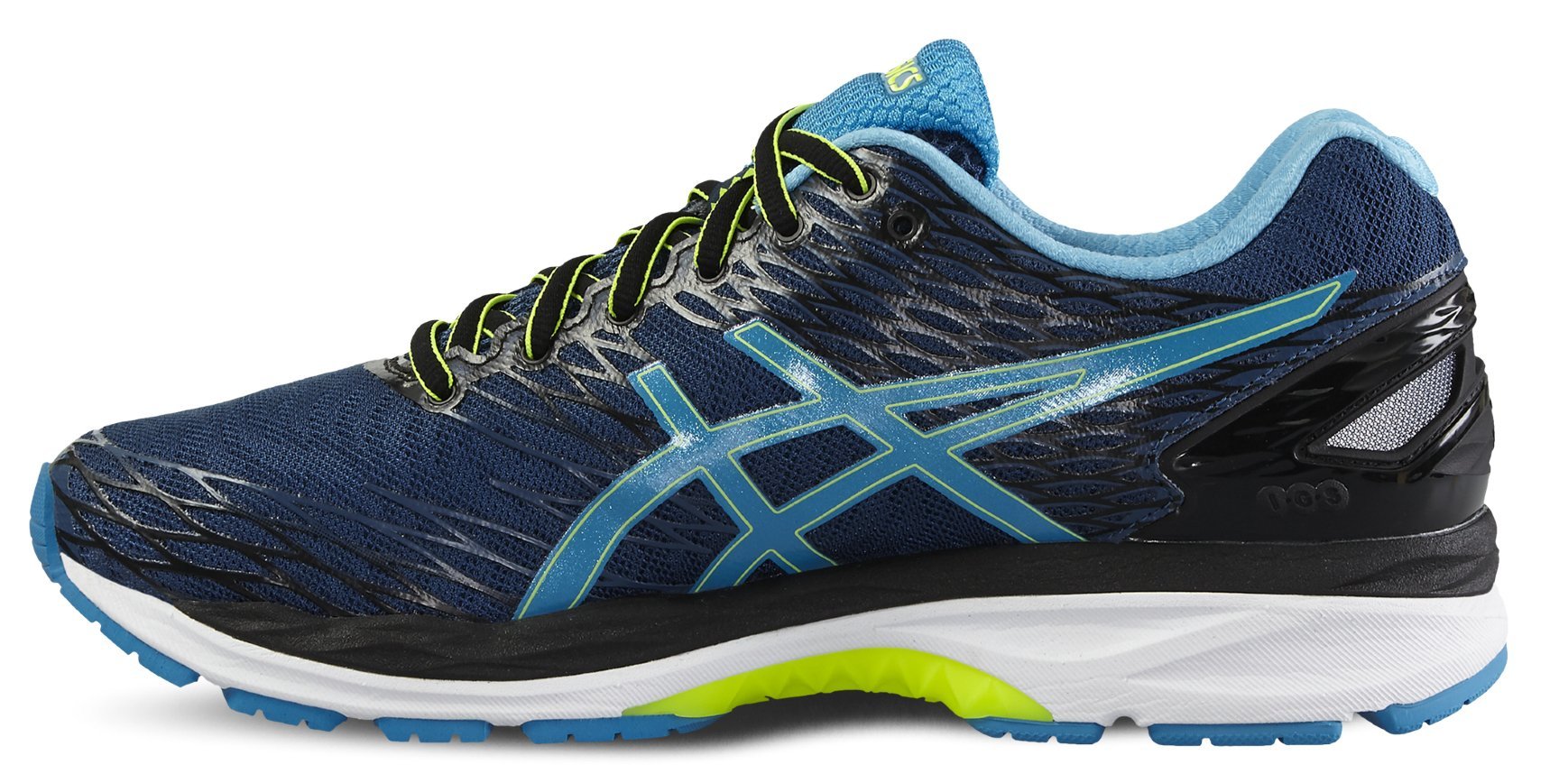 Asics GEL-NIMBUS 18 темно-синие мужские беговые кроссовки - 4