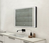 Art&Max Arezzo AM-ARE-1200-800-DS-FC-H-NERO Зеркало с подсветкой, цвет: чёрный
