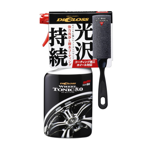 Soft99 Очиститель-покрытие для колесных дисков DiGloss Wheel Tonic 5.0 400 мл
