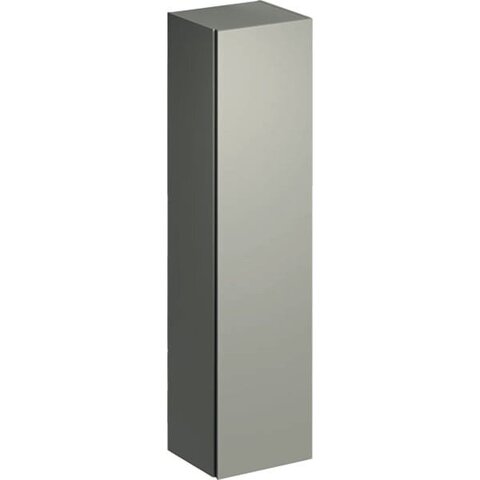 Geberit Xeno2 500.503.00.1 Высокий шкафчик с одной дверью и внутренним зеркалом, 40x170x35.1см, Серый / Матовое покрытие