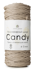 Полиэфирный шнур Candy 3 мм, 200 гр, 100м, бежевый