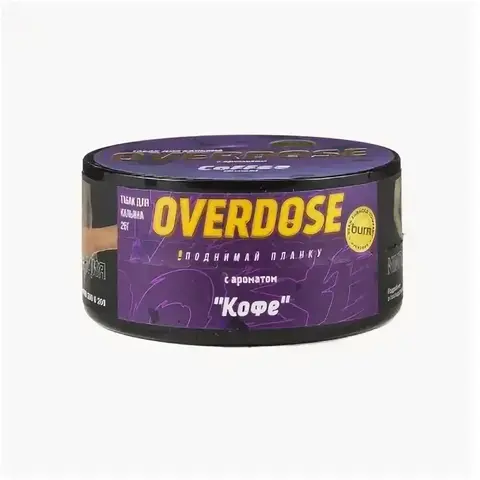М. Табак для кальяна Overdose Кофе, 100г.
