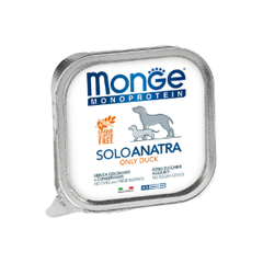 Влажный корм Monge Dog Monoprotein для собак, паштет из утки, консервы 150 г. - 6 шт