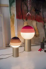 Настольный светильник Dipping Light S Burgundy-матовая латунь