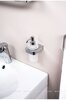 Aquanet 5781-1 5781-1 Дозатор для мыла стекло с держателем Aquanet, хром (187076)