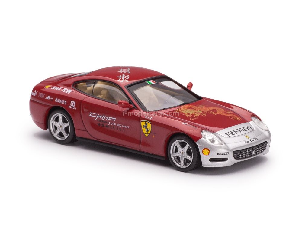 MODEL CARS Ferrari 612 Scaglietti China Tour 2005 red 1:43
