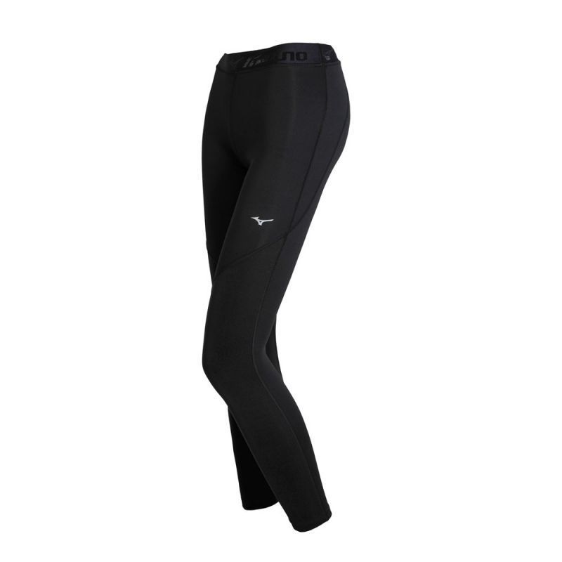 Mizuno Impulse Core Long Tight тайтсы для бега женские черные (РАСПРОДАЖА) - 4