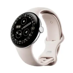 Умные часы Google Pixel Watch 4 Wi-Fi, 41mm, Polished Silver/Porcelain (Серебряный/Фарфоровый)