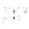 Gessi Ovale 25721#299 Крючок настенный, цвет: Black XL