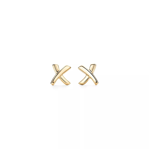 Серьги из жёлтого золота 18k(750 проба), Tiffany💝 Paloma Picasso X