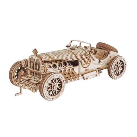 Сборная деревянная модель Спорткар Гран-при V8 MC401 (ROKR)