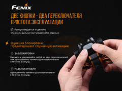 Купить фонарь светодиодный налобный Fenix HM65R, 1400 лм, аккумулятор