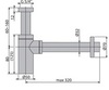 Alcaplast A400 Сифон для раковины
