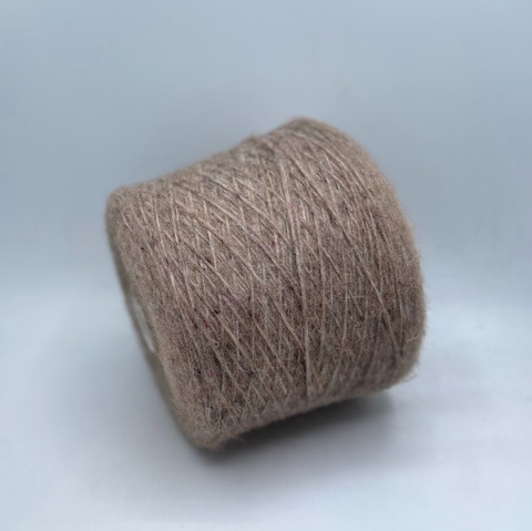 Бобинная пряжа (пр.Италия), art-Soffilo 330м/100гр. 43%Альпака 13%Меринос 35%Полиамид 9%Вискоза, цвет-Бежевый,неоднотонный(1058) арт.25165