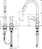 Axor Citterio M 34822800 Смеситель для кухни