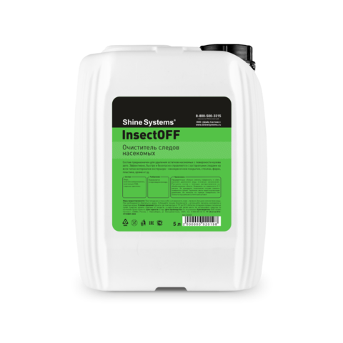 Shine Systems InsectOFF - очиститель следов насекомых, 5 л