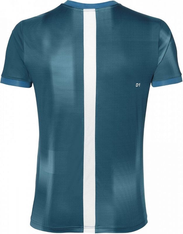 Футболка для бега мужская Asics SS GPX синяя - 2