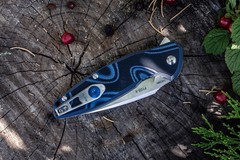Нож Ruike Fang P105 черно-синий