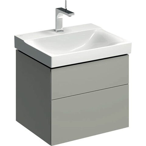 Geberit Xeno2 500.506.00.1 Тумба под раковину, 58x53x46.2см, Серый / Матовое покрытие