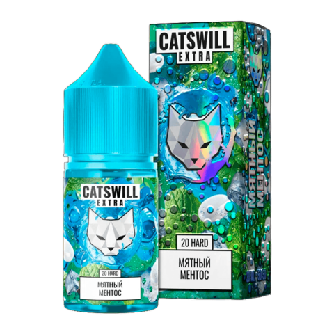 Жидкость CATSWILL EXTRA Salt 2% HARD 30 ml - Мятный Ментос