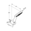 Kludi Freshline 6795091-00 Душевой набор, цвет: белый, хром