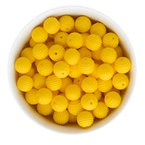 Заглушки для спиц Lotus Yarns Шар желтый, 1 пара