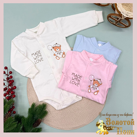 Боди хлопок/футер (68-80) 261018-D-857