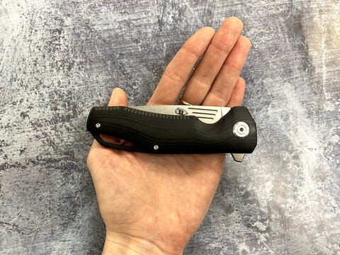 Складной нож Скутум-02, сталь D2, G10 и сталь