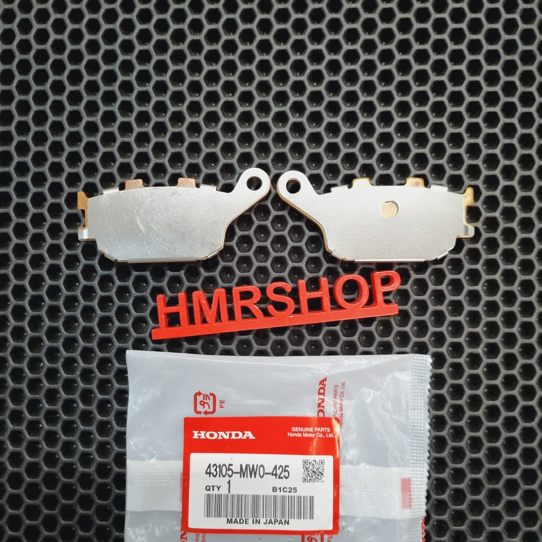 Honda Колодки тормозные задние (2P244) 43105-MW0-425 CBR 600 RR NC 700