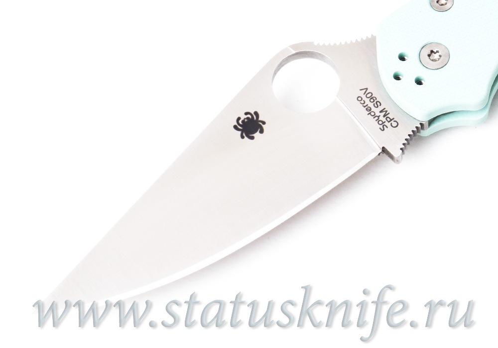 Нож Spyderco C81GPTL2 Paramilitary 2 S90V Teal G-10