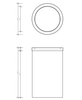 Decor Walther 0607970 Урна, цвет: нержавеющая сталь