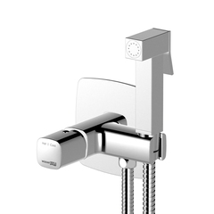 WasserKRAFT Naab 8638 Встраиваемый смеситель для душа с гигиенической лейкой, цвет: хром фото