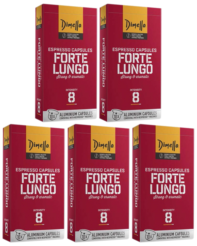 Dimello Кофе в капсулах Forte Lungo 10 шт. - 5 уп.