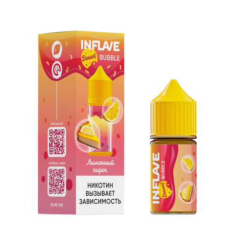 Жидкость INFLAVE Bubble Dessert Salt 2% 30 ml - Лимонный пирог