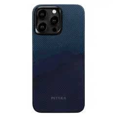 Чехол из арамидного волокна с поддержкой MagSafe PITAKA MagEZ Case Pro 4 для iPhone 15 Pro, Over The Horizon