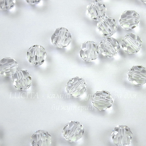 5000 Бусина - шарик с огранкой Сваровски Crystal 6 мм