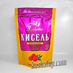 Кисель клюквенный с кусочками клюквы Здоровье упаковка 150г