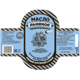 Масло льняное нерафинированное Валиса 250 мл