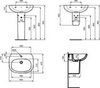 Ideal Standard Tesi T033401 Полупьедестал