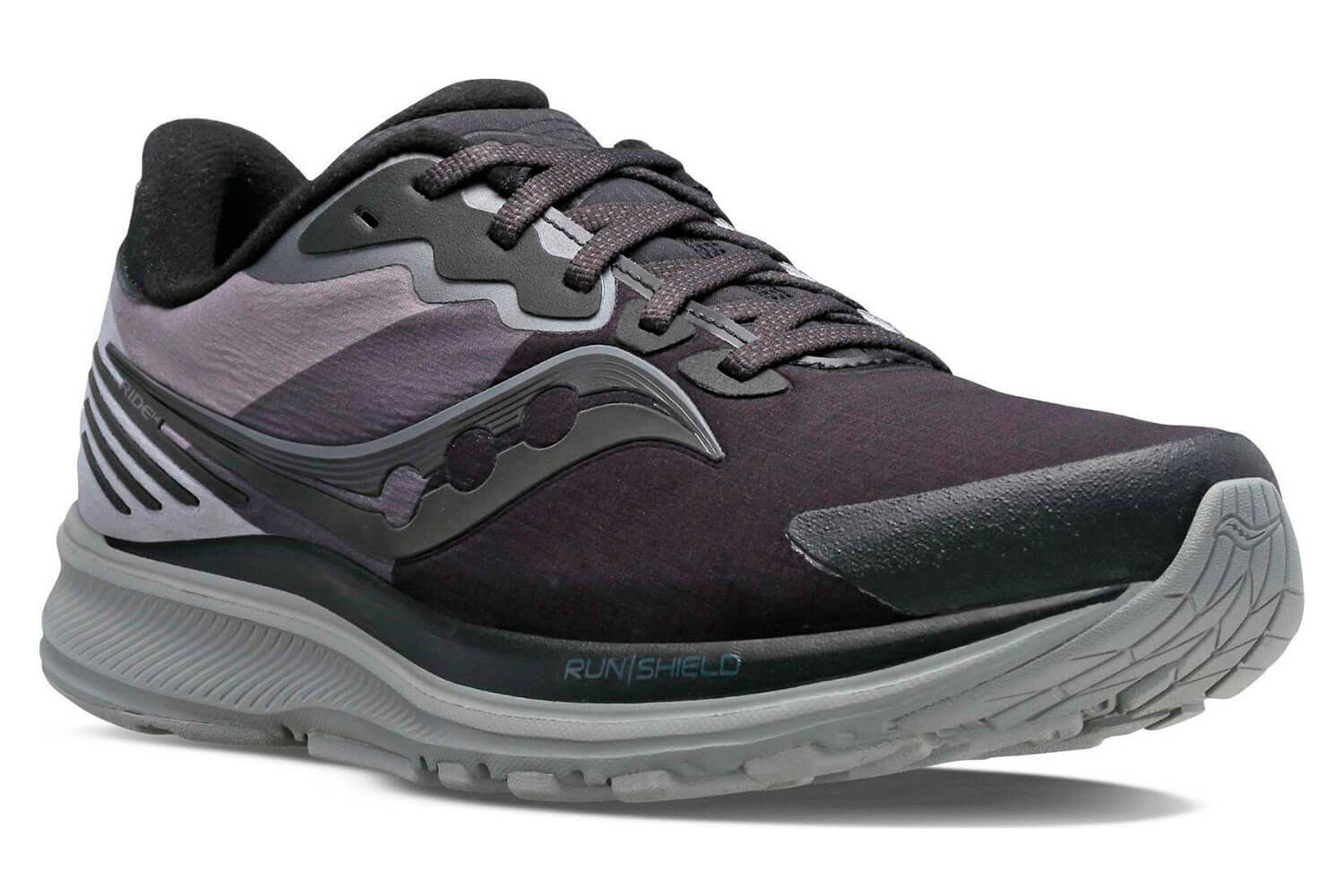 Мужские кроссовки для бега Saucony Ride 14 RunShield черные - 4