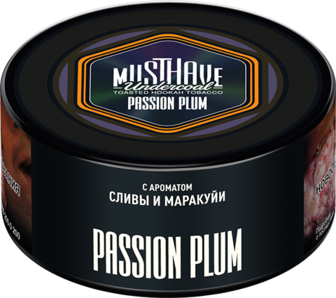 М. Табак для кальяна Must Have Слива, маракуйя 125гр